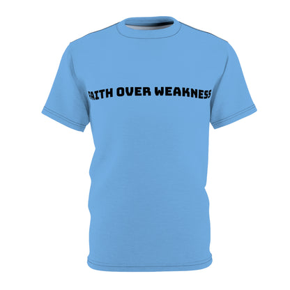 T-Shirt - Faith Over Weakness Inspirational Tee