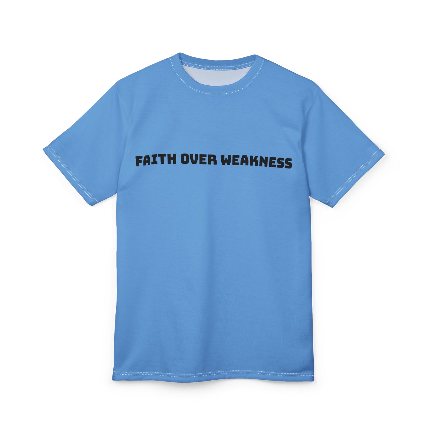T-Shirt - Faith Over Weakness Inspirational Tee
