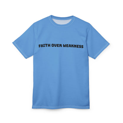T-Shirt - Faith Over Weakness Inspirational Tee
