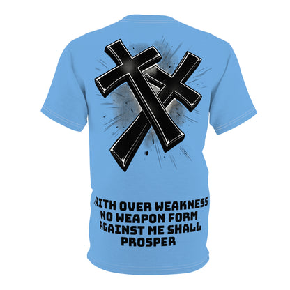 T-Shirt - Faith Over Weakness Inspirational Tee