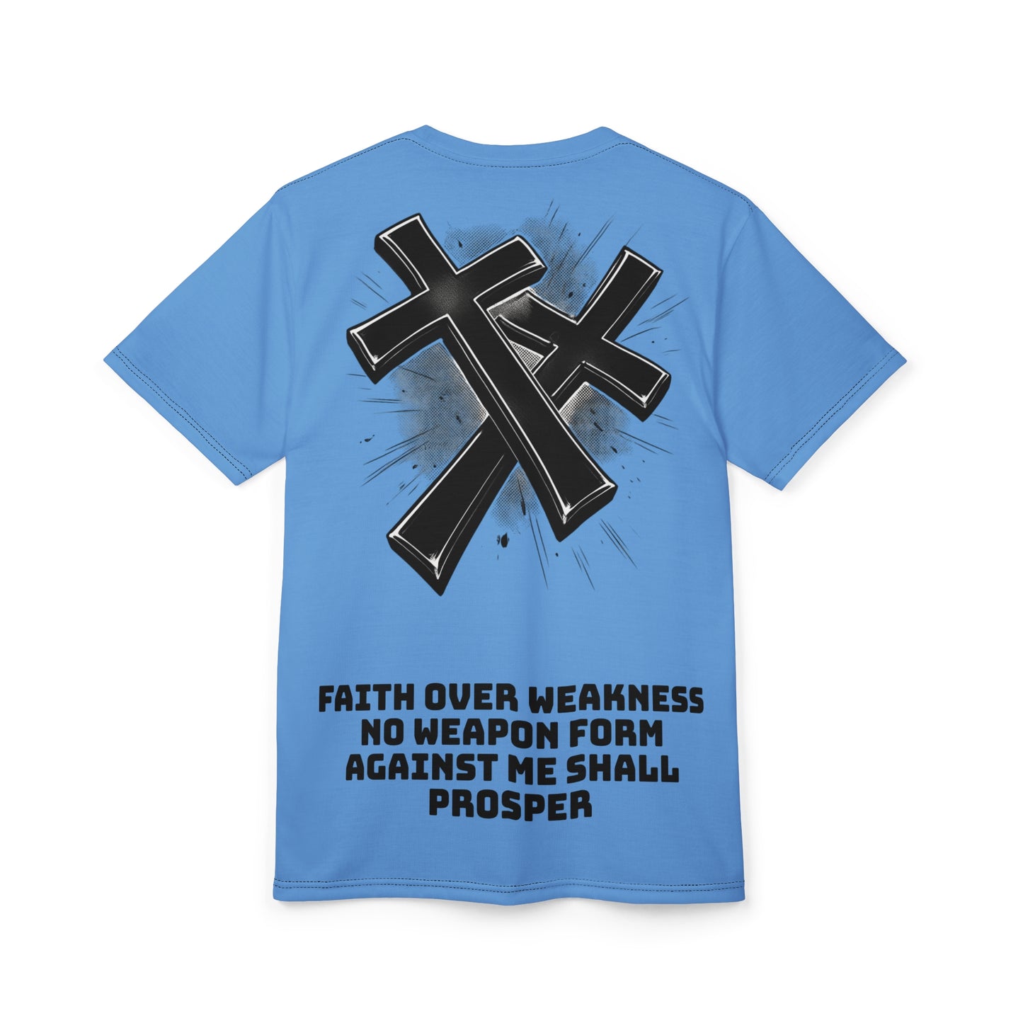 T-Shirt - Faith Over Weakness Inspirational Tee